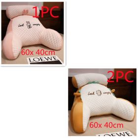 Sofa Fluffy Cushion Luncheon Pillow Triangle Reading Cushion Bedside Soft Large Backrest Lumbar Cushion Office Chair Cushion (Option: Set5)