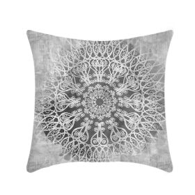 Mandala Ethnic Print Bolster (Option: Mtl 06p013-Single Surface With Core)