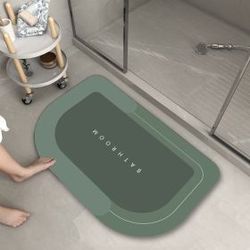 Bathroom Absorbent And Quick-drying Floor Mat (Option: Himalayan Matcha-40X60-1PCS)